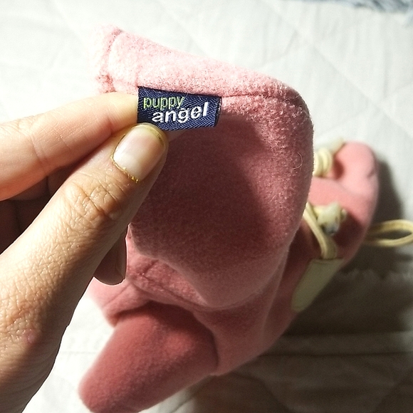 Puppy Angel luxury plush dog/cat coat with hood - Picture 6 of 13